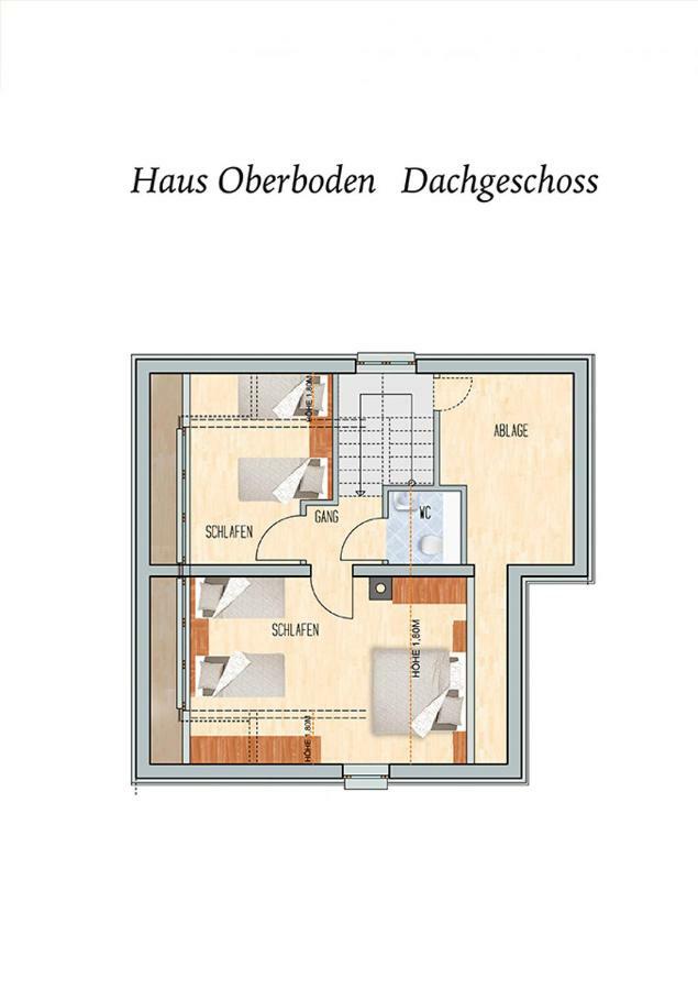 Ferienhaus Oberboden Шрёккен Экстерьер фото
