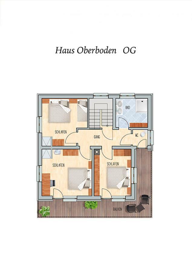 Ferienhaus Oberboden Шрёккен Экстерьер фото